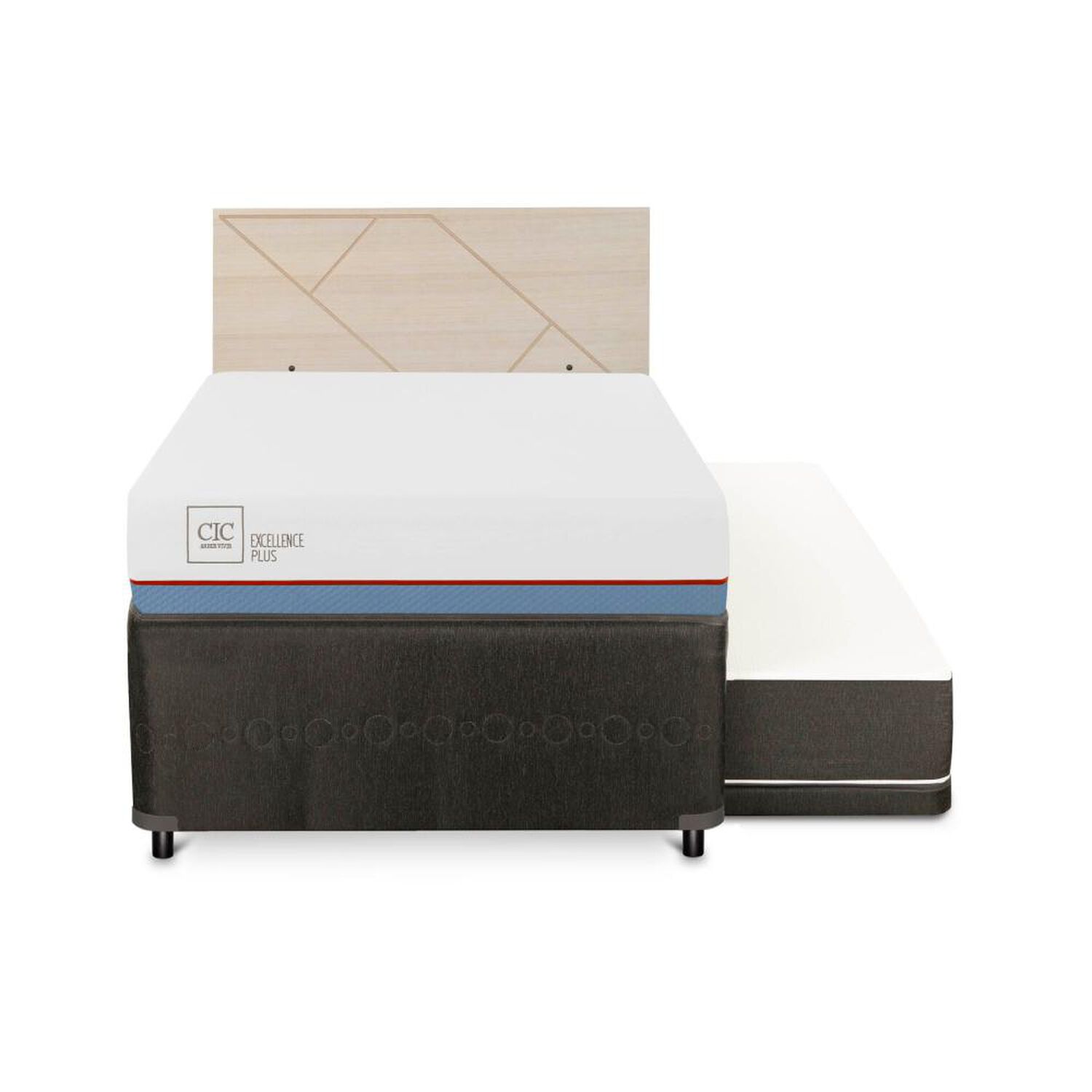 Cama Nido Cic Cama Nido / 1.5 Plazas / Base Funcional + Respaldo image number 0.0