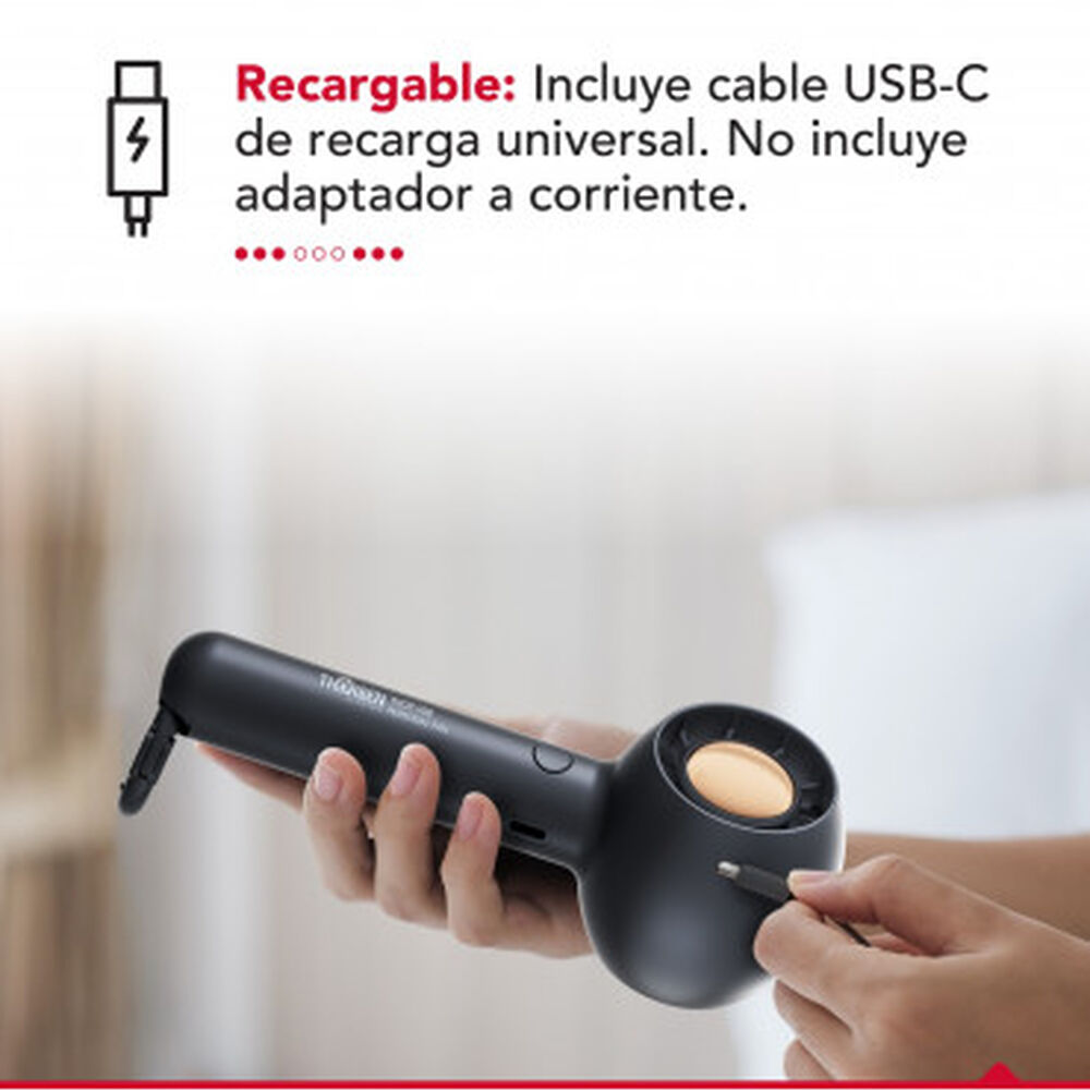 Ventilador Portatil Inalambrico Usb Negro Thor Usb Personal Fan Black image number 5.0