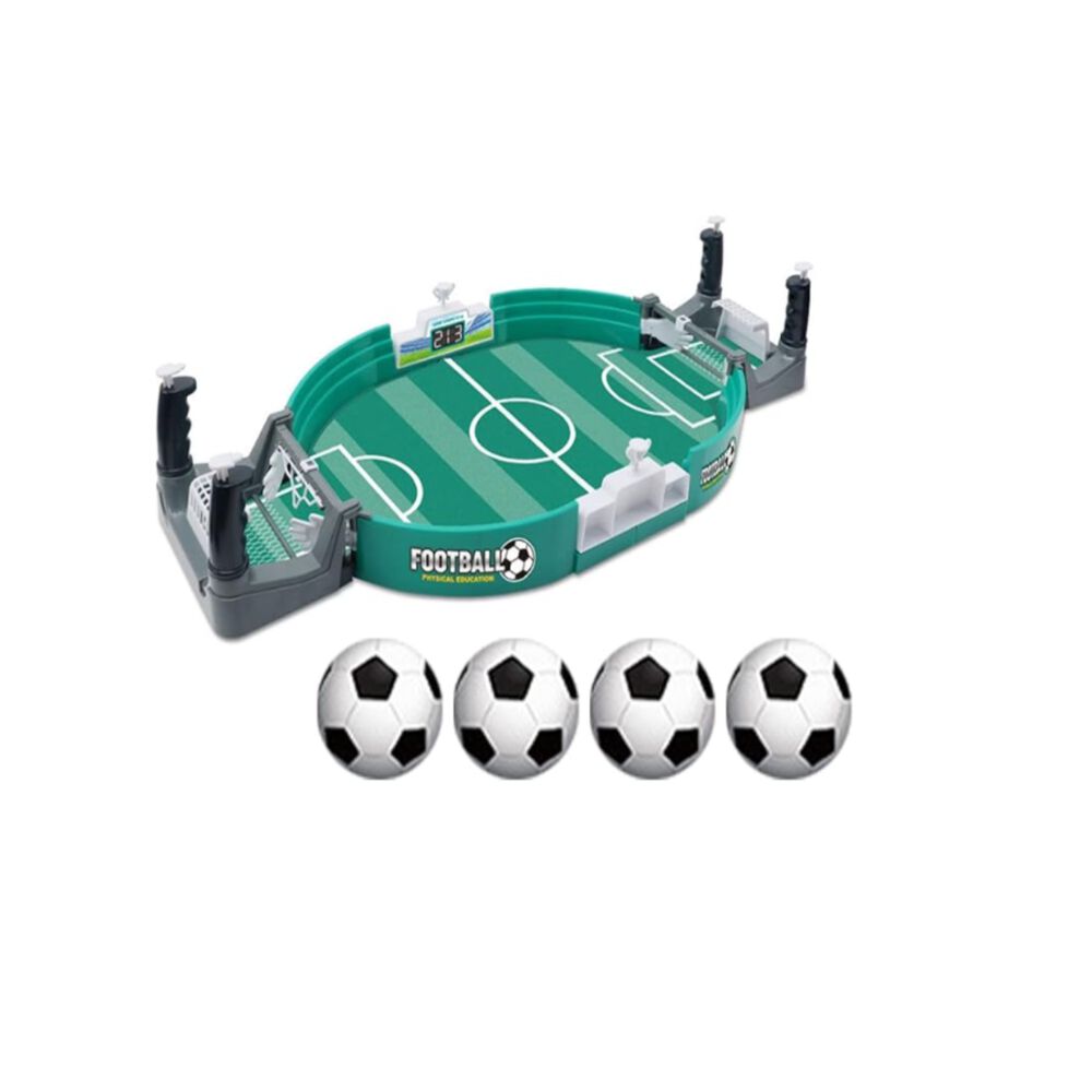 Juego Cancha De Futbol Mesa Portátil Niños Diversión Plástic image number 2.0