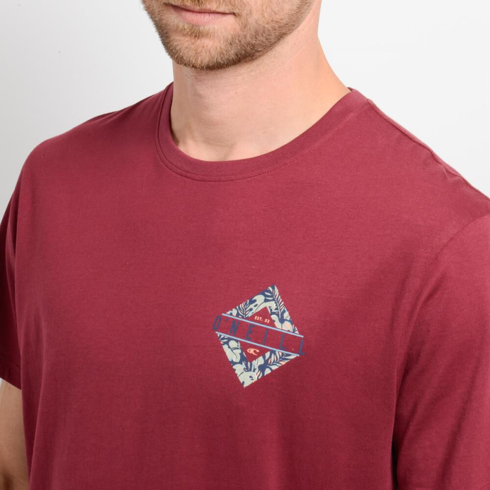 Polera Manga Corta Cuello Redondo Hombre O'neill image number 4.0