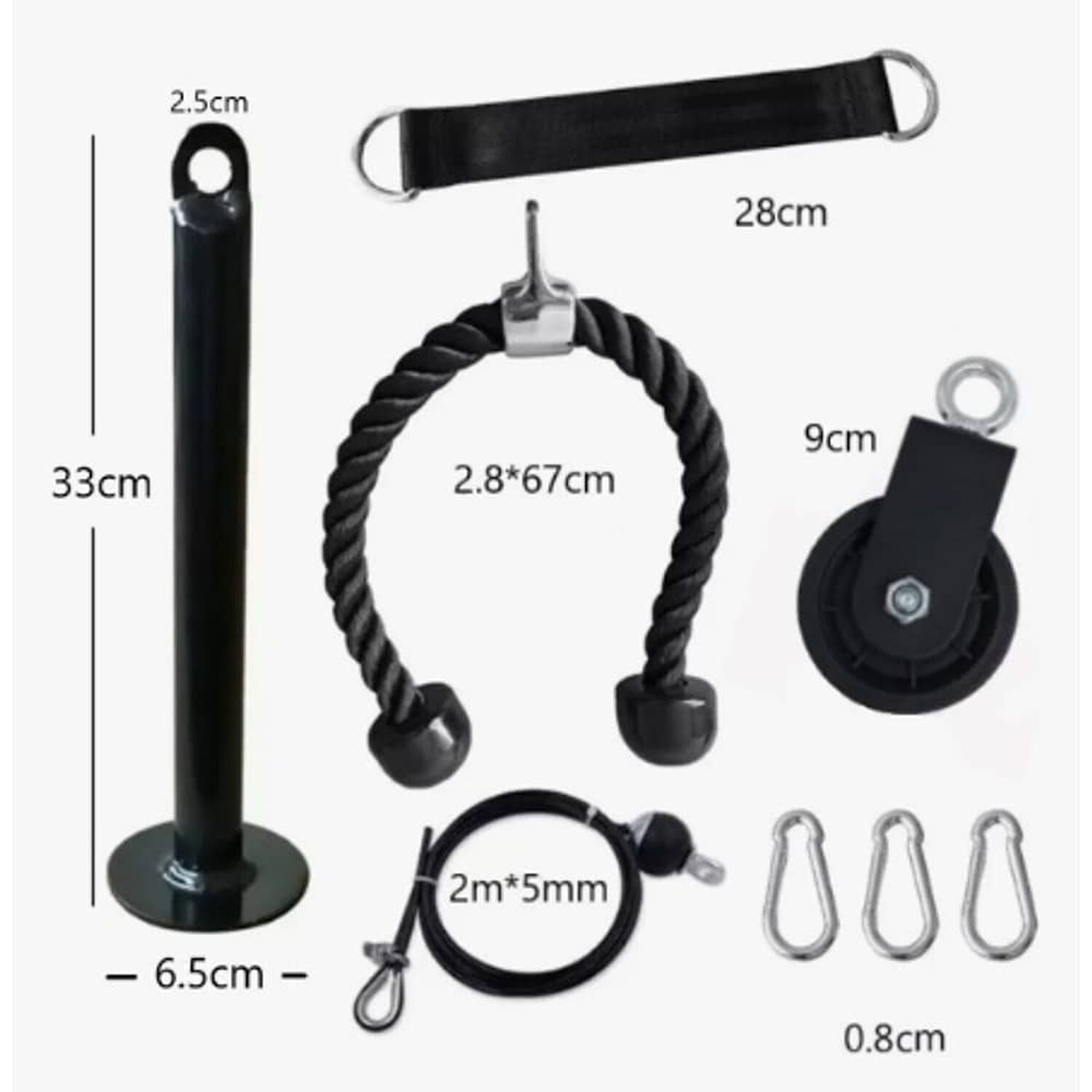 Home Triceps Pulley Set image number 4.0