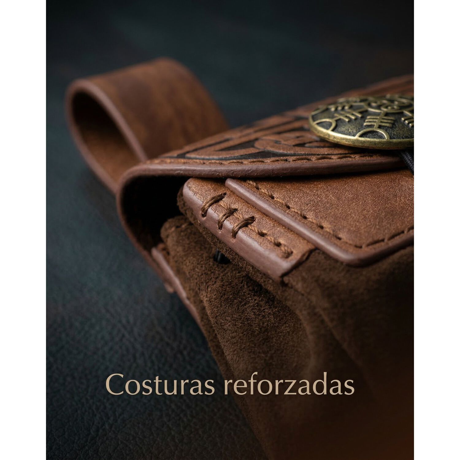 Bolso Medieval Para Cintur&oacute;n Con Broche N&oacute;rdico Vikingo image number 9.0