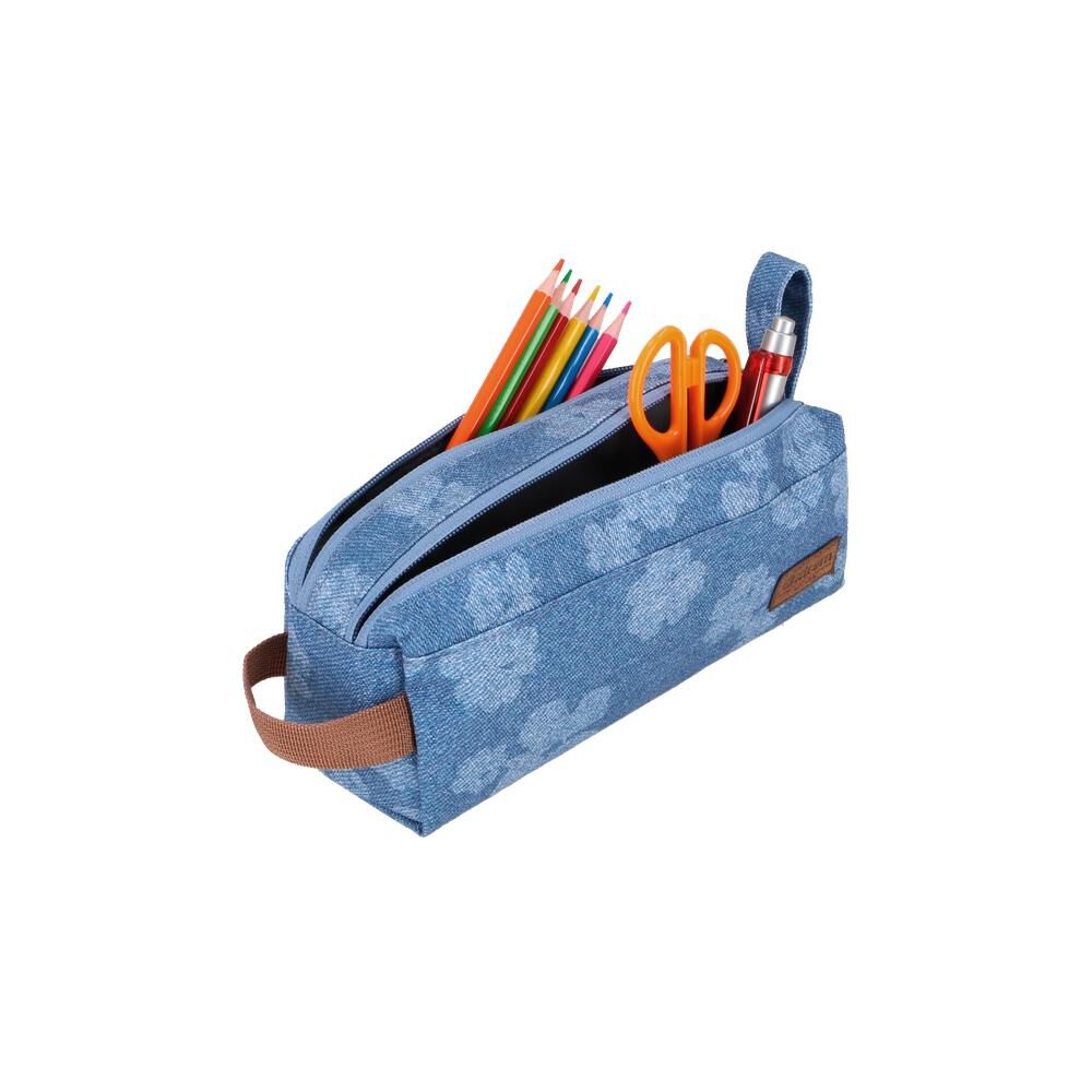 Estuche Xtrem Webster 2.0 6xt Denim Flores Azul image number 3.0