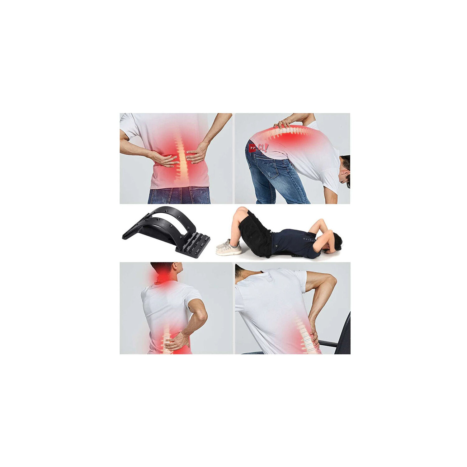 Soporte Corrector Lumbar De Espalda Baja Para Asiento - Ps image number 2.0