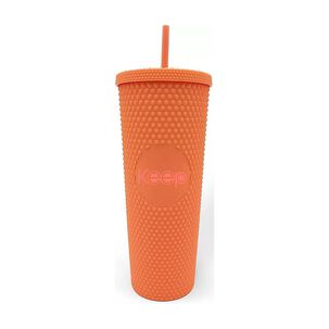 Vaso Tumbler T&eacute;rmico Bombilla 710 Ml Keep Naranja