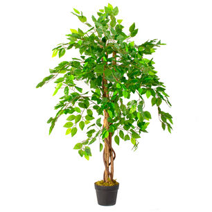 Planta Artificial Ficus Premium 120 Cm. 630 Hjs / Arbusto Real