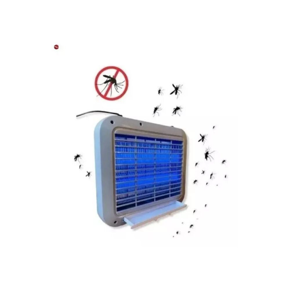 Lampara Uv Mata Moscas Insectos Zancudos Eléctrica 6w image number 1.0