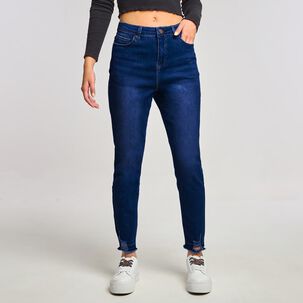 Jeans Rotura En Basta Tiro Alto Super Skinny Mujer Freedom Jeans Rotura En Basta Tiro Alto Super Skinny Mujer Freedom