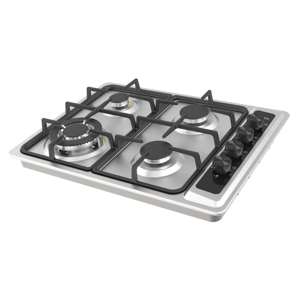 Encimera A Gas Groner Inox Xs 4q image number 1.0