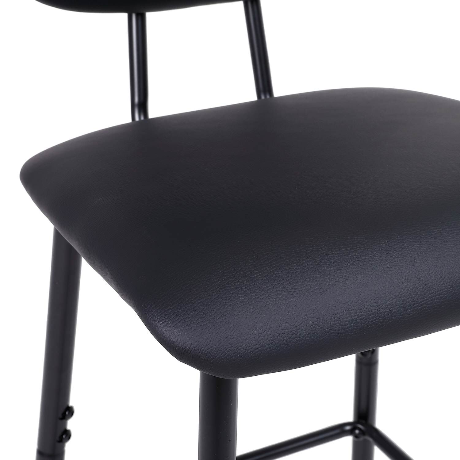 Pack 2 Pisos De Bar De Cocina Mid-century Con Respaldo Negro image number 4.0