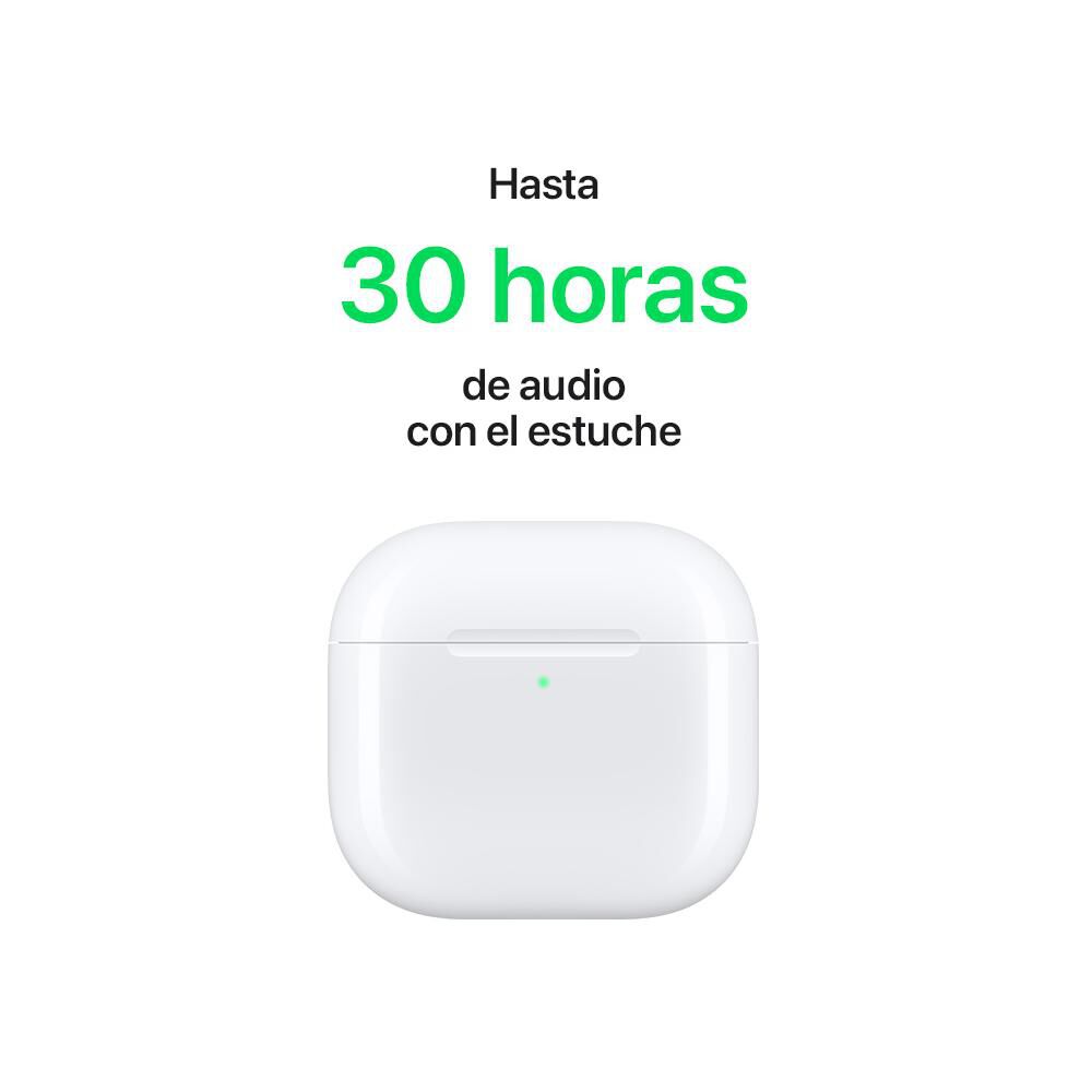 Audífonos Bluetooth Apple Airpods 4 image number 5.0
