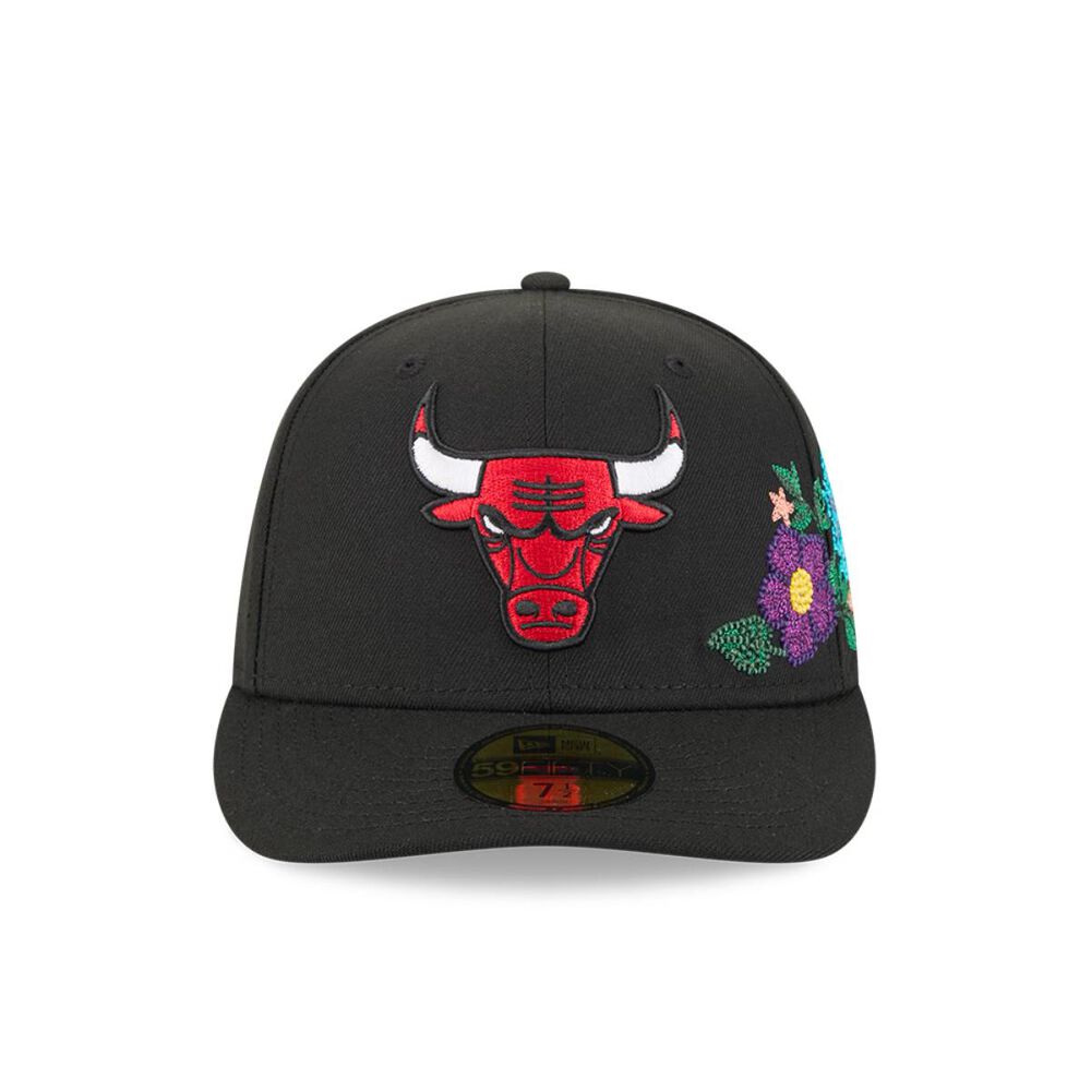Gorra 59fifty Chicago Bulls Tonal Florals Black image number 2.0