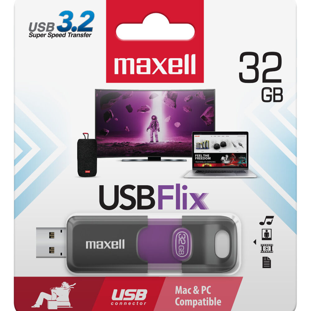 Pack 3 Pendrive Maxell Flix 32gb 3.2 image number 1.0