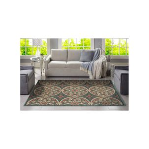 Bajada De Cama Jazmin Verde 50x90