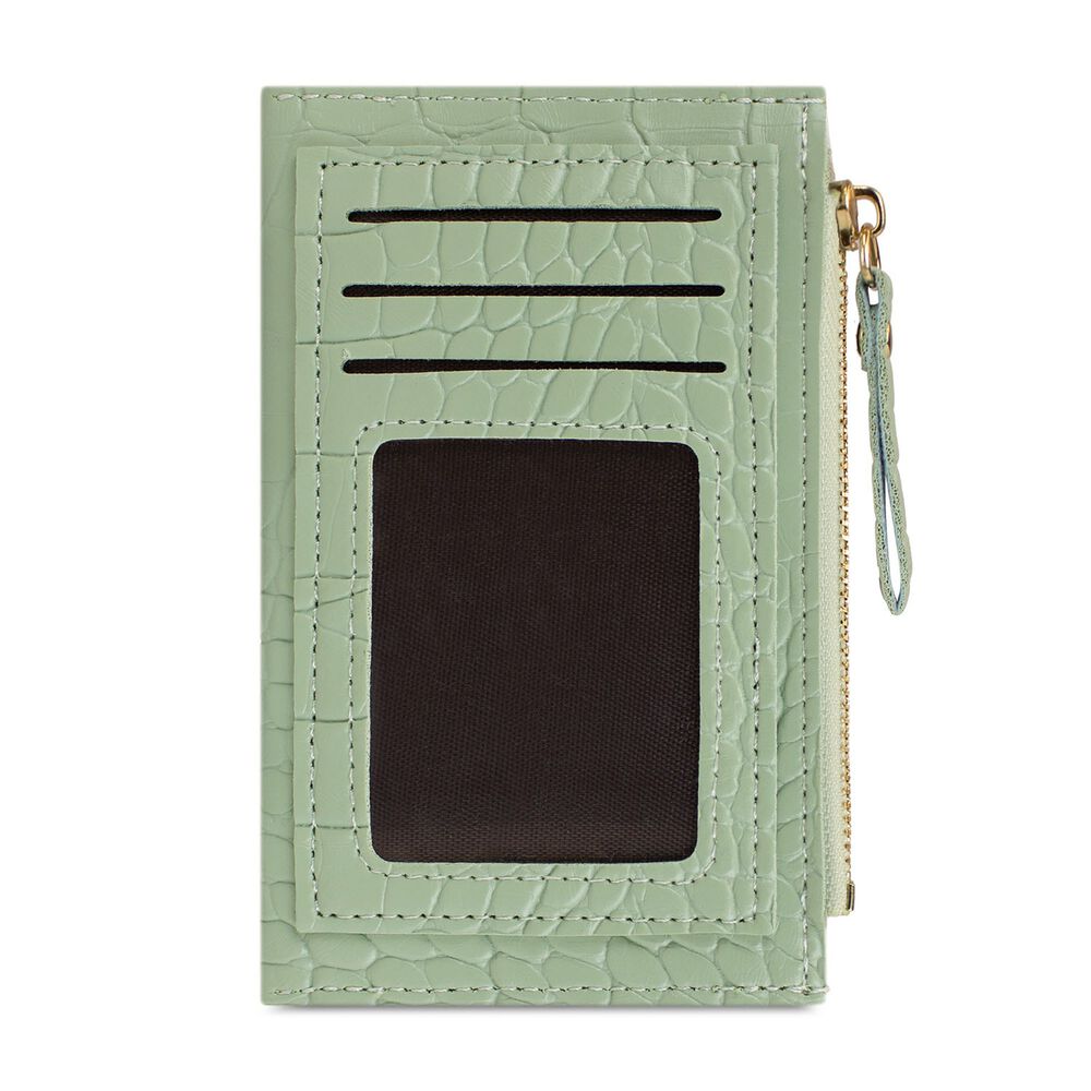 Billetera Tarjetero Mujer Con Monedero Zoe Verde Carven image number 4.0