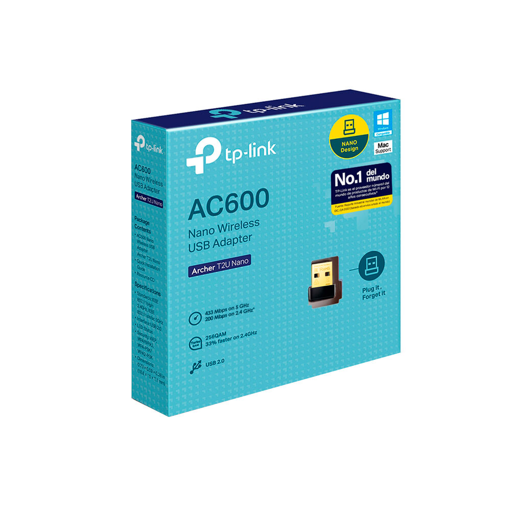 Adaptador Wifi Inalambrico Tp-link Ac600 Nano Usb Dual Band image number 4.0