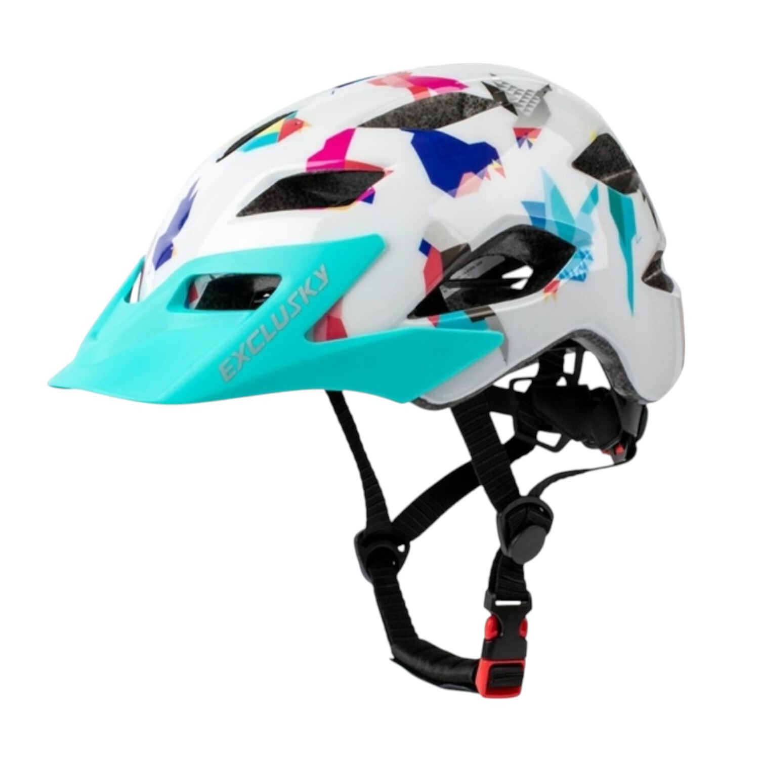 Casco Bicicleta Infantil Exclusky Blanco Con Dise&ntilde;o image number 0.0