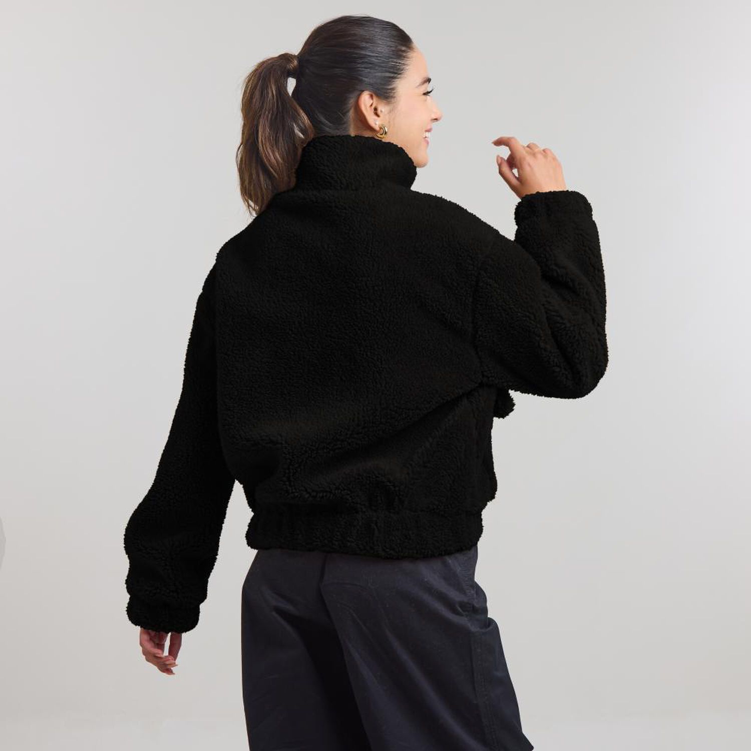 Chaqueta Chiporro Bolsillo Tapeta Cuello Alto Mujer Freedom image number 1.0