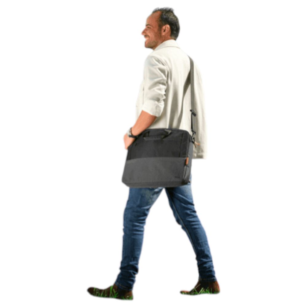 Bolso Notebook Trust Lisboa 16" Max Ultradelgado Black image number 6.0