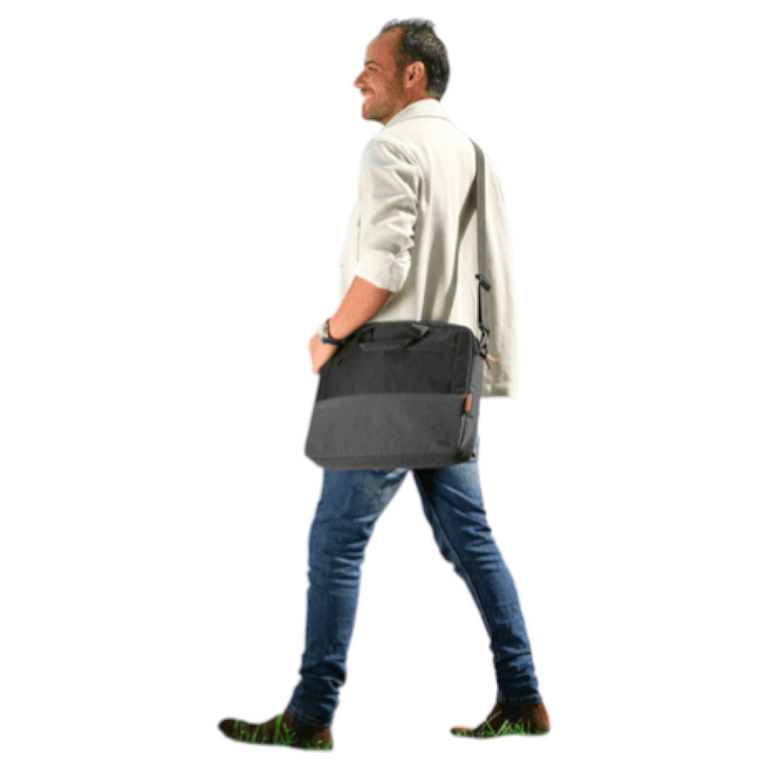 Bolso Notebook Trust Lisboa 16" Max Ultradelgado Black image number 8.0