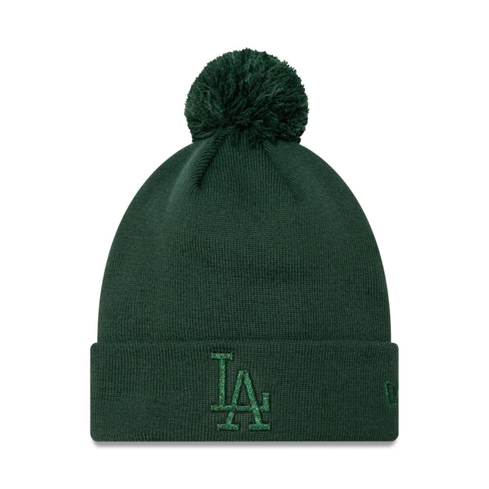 Beanie La Mlb Metallic Bobble Bean Green Woman image number 0.0