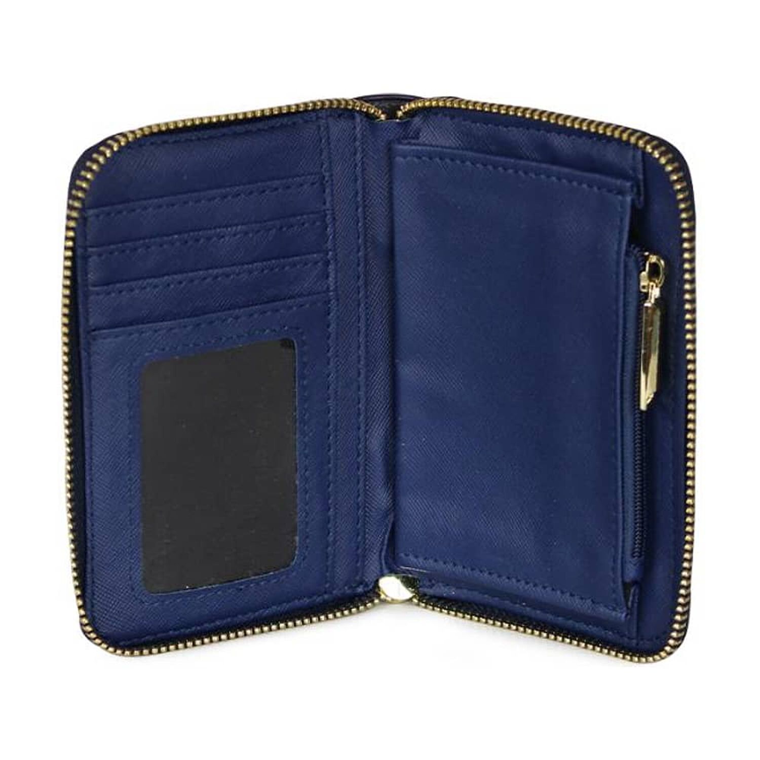 Cartera Tempo + Billetera Trifold Azul Oscuro Kenneth Cole image number 4.0
