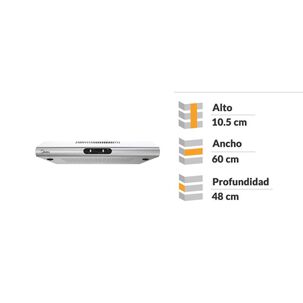 Campana Midea MH60F15EM21SB-CL