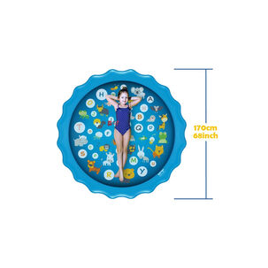 Alfombra Piscina Chorros De Agua 170cms Letras - Ps