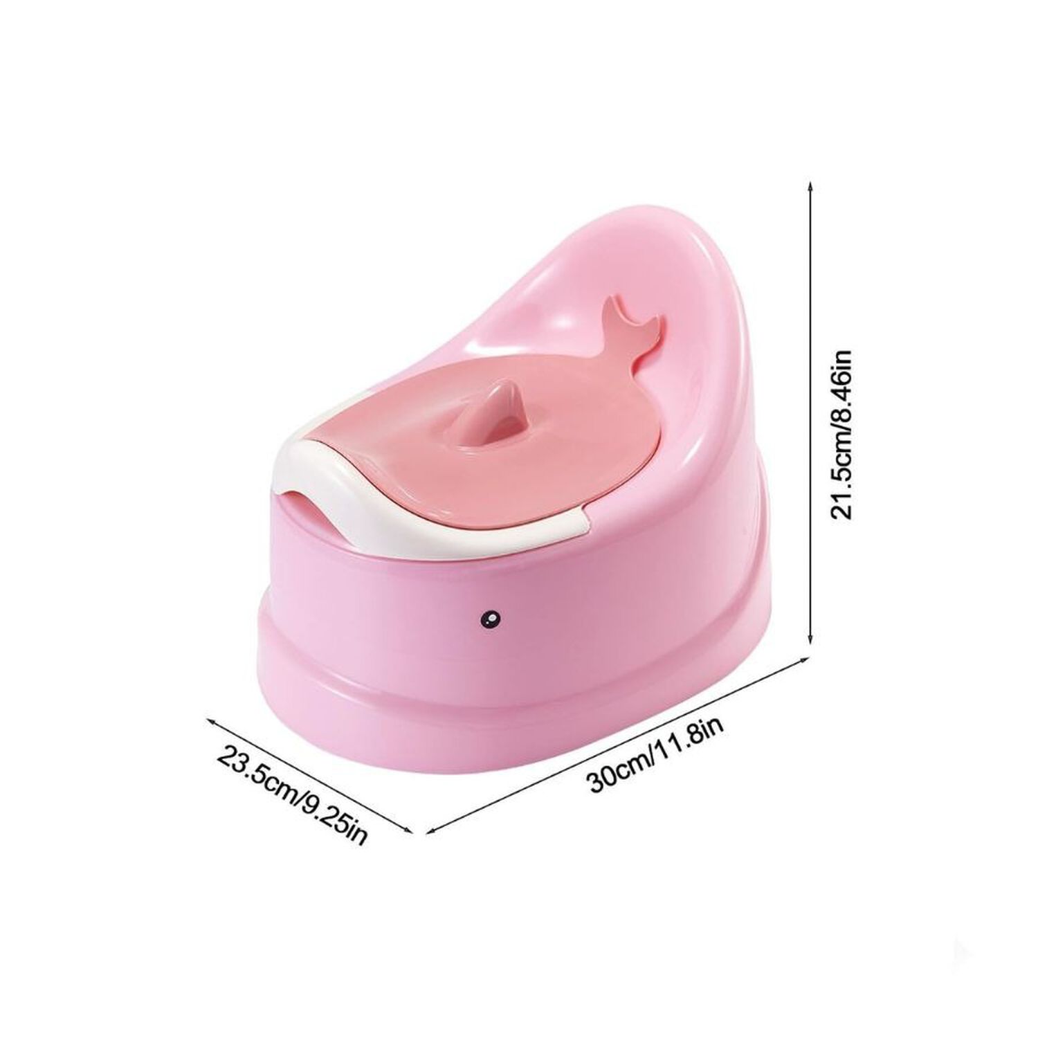 Pelela Bacinica Infantil Dise&ntilde;o Ballena Ba&ntilde;o Beb&eacute; Rosa image number 5.0