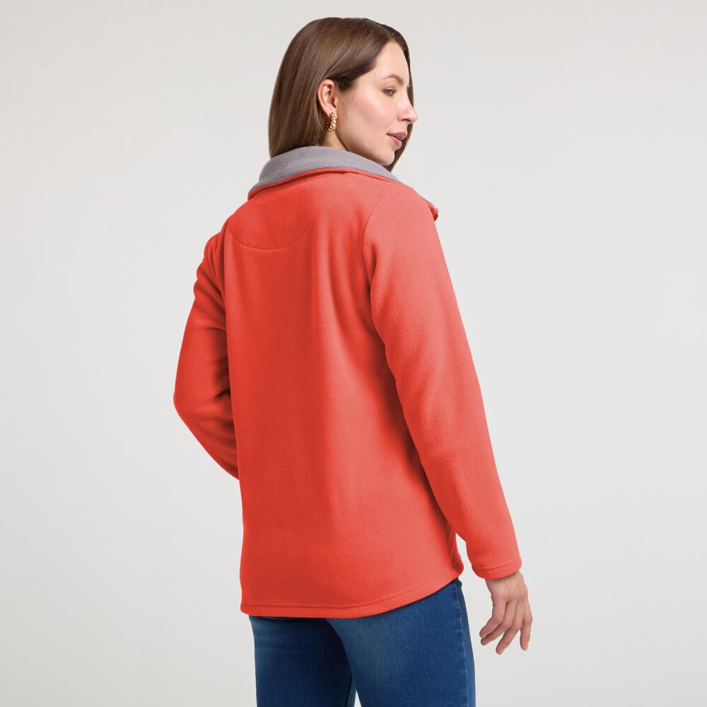 Polerón Polar Regular Cuello Alto Mujer Geeps image number 1.0