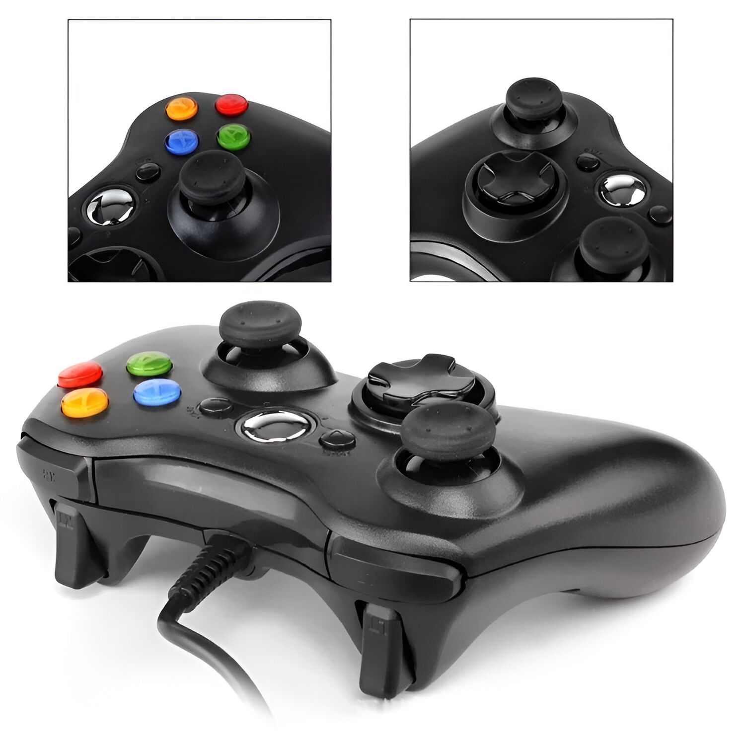 Joystick Usb Para Xbox 360 & Pc Wired Edition X-360 Black image number 4.0