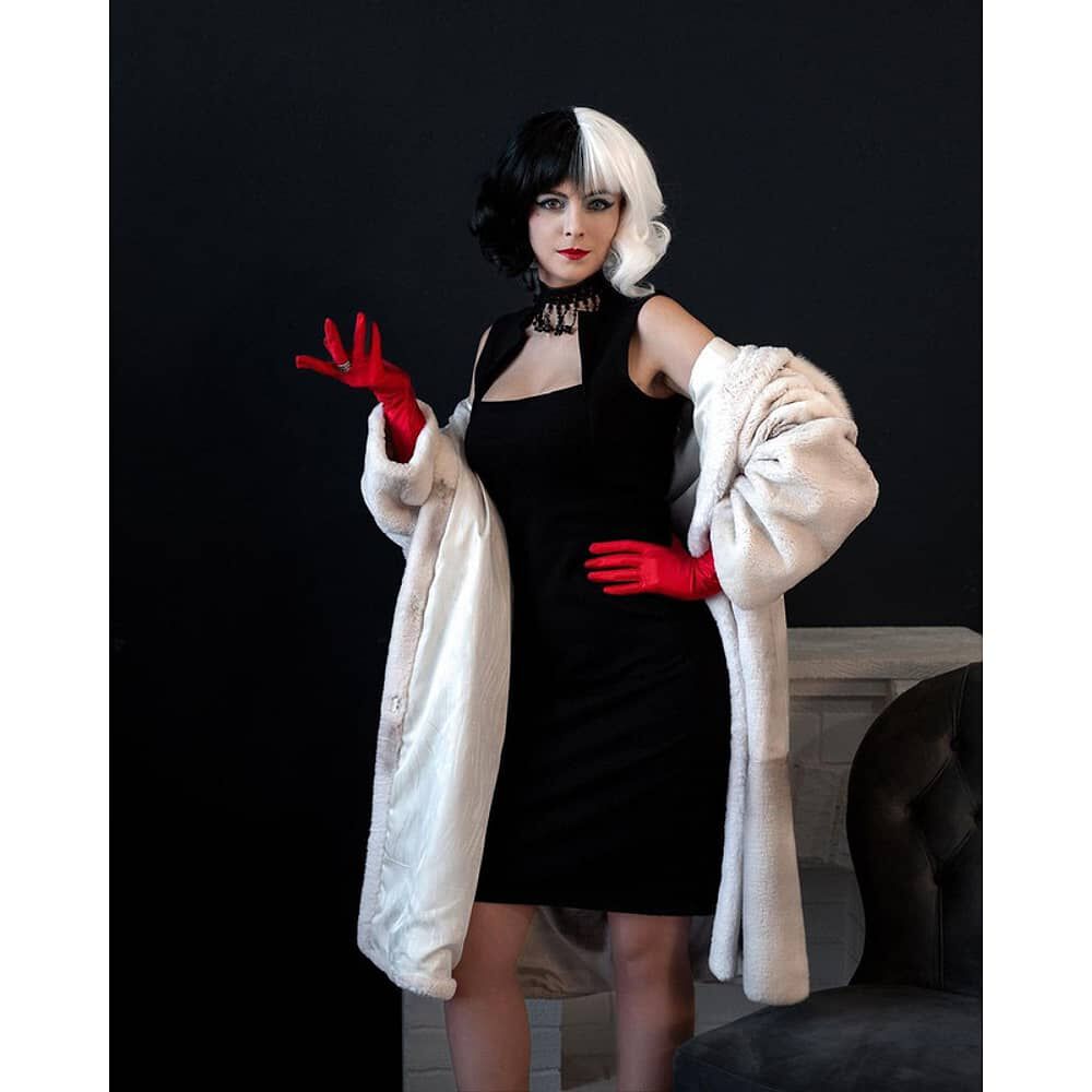 Accesorios Cosplay Cruella De Vil Disfraz Pel&iacute;cula Disney image number 3.0