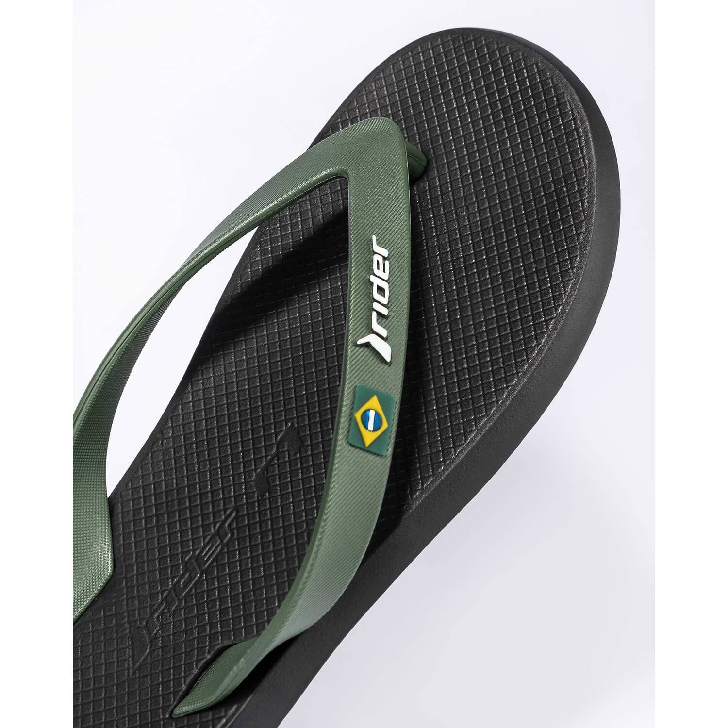 Sandalia Hombre Negro/verde 1r Rider image number 3.0
