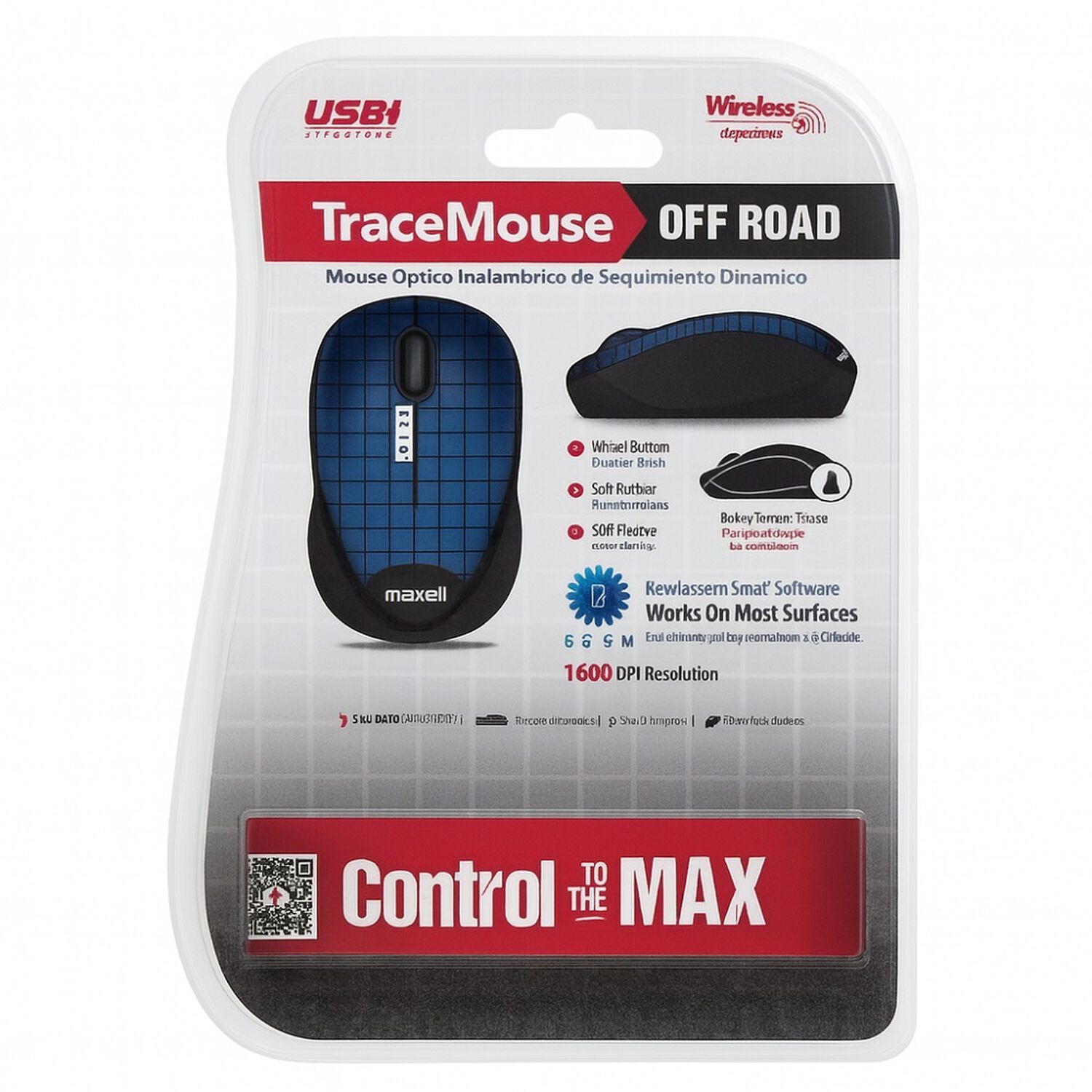 Mouse Inal&aacute;mbrico Beam Trace 1600dpi 2.4ghz image number 2.0