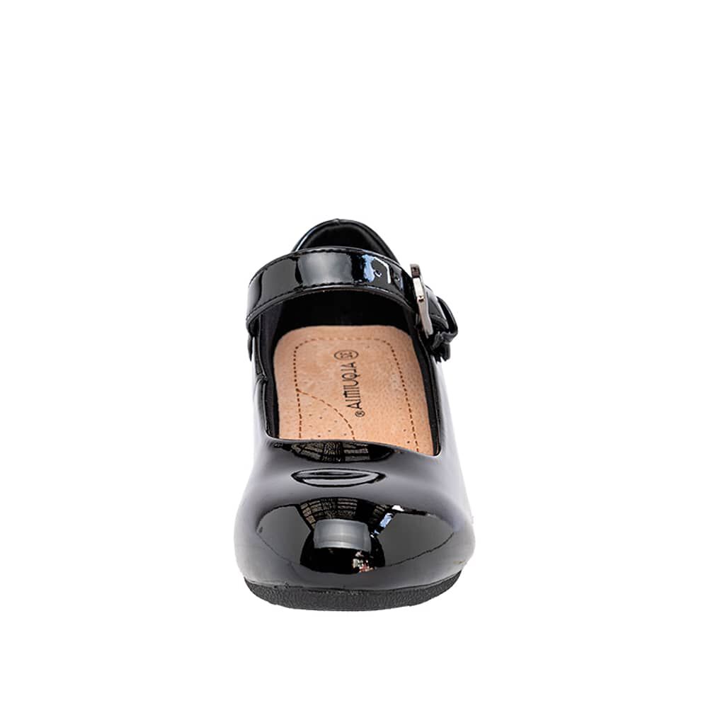 Zapato Infantil Cueca Sara Negro Charol Alquimia image number 2.0