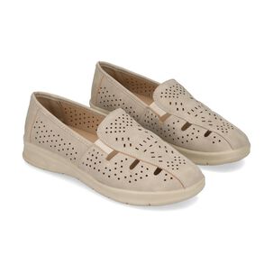 Mocas&iacute;n Mujer Lesage Beige