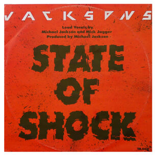 Jacksons - State Of Shock | 12" Maxi Single Usado
