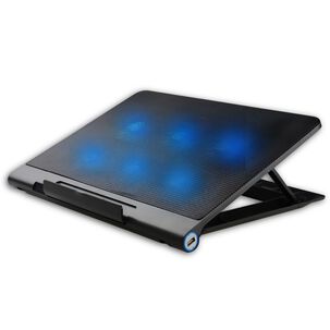Ventilador Para Notebooks Gamer Six Fan Led 1800 Rpm 17" Max