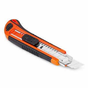 Cuchillo Cartonero De 15 Cms Con Grip + 3 Hojas Repuesto