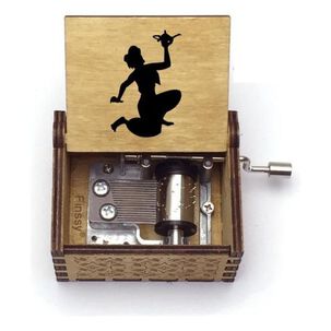 Caja Musical Madera Aladdin Cancion Noches Arabes