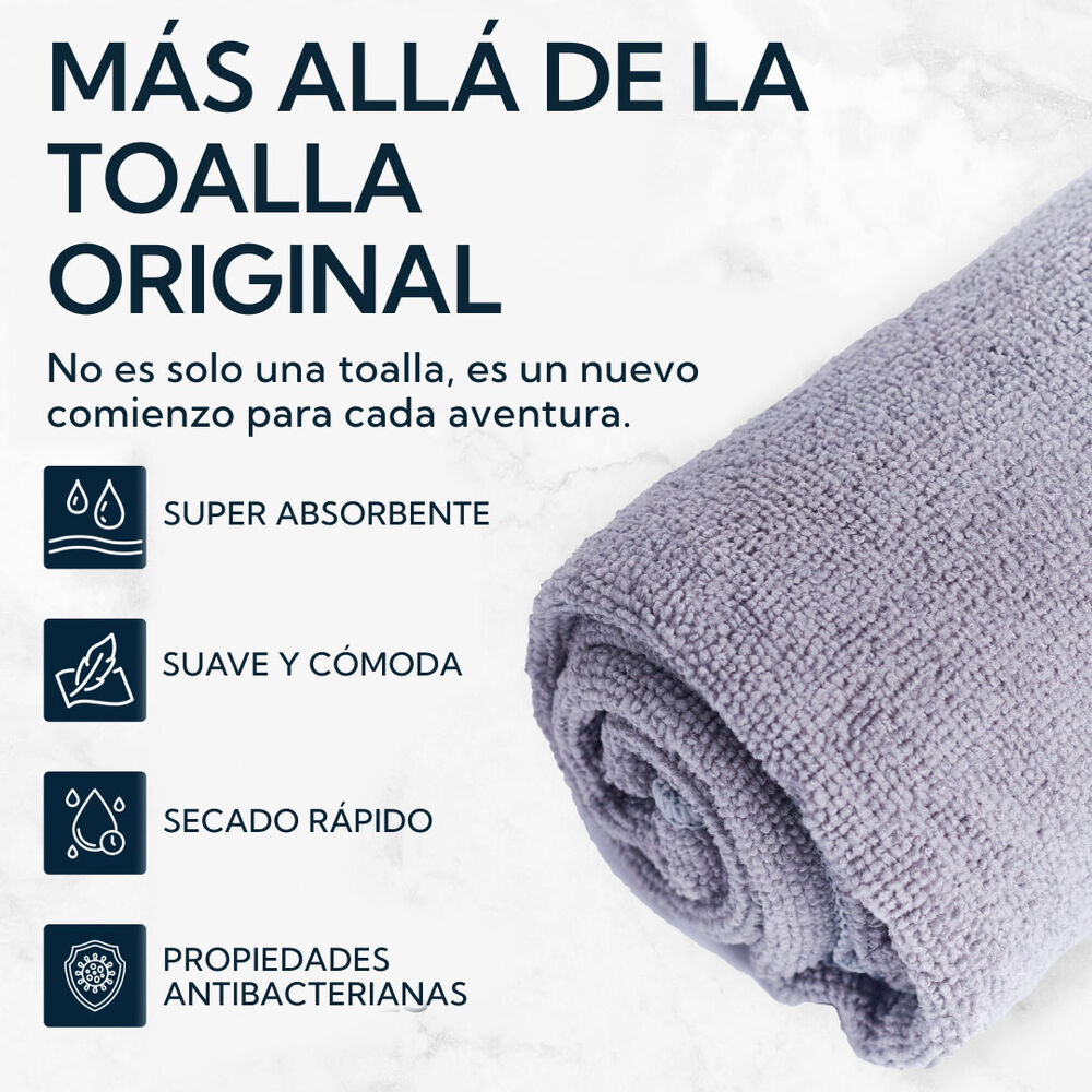 Toalla Microfibra Gris Pro Outdoor image number 4.0