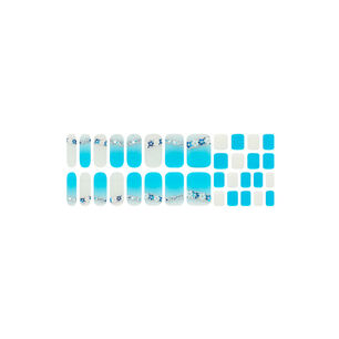 U&ntilde;as Sticker Efecto Gel Tiolla Vacation Flower
