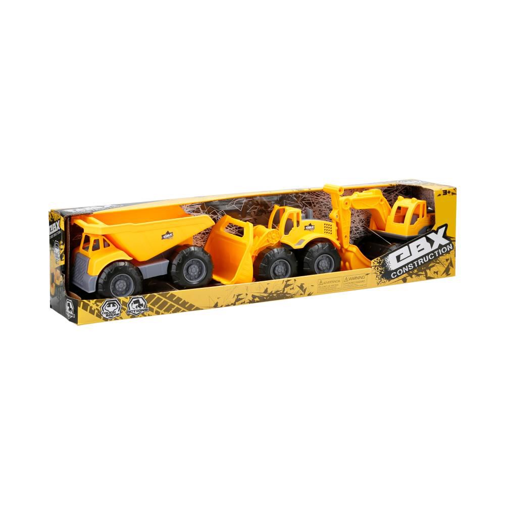 Veh&iacute;culo Fricci&oacute;n Ebx Construci&oacute;n Small Car 3pack image number 0.0