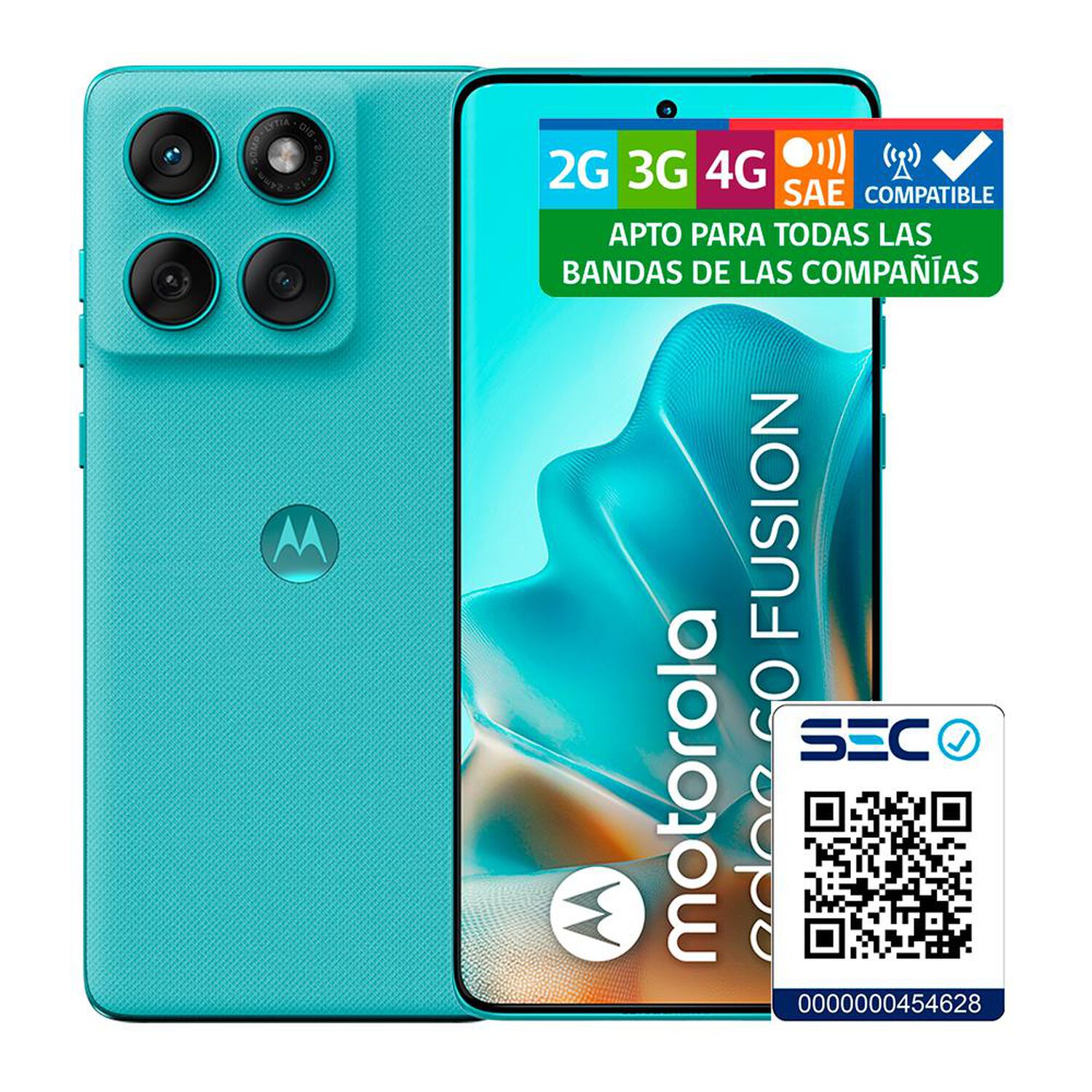 Smartphone Motorola Moto Edge 60 Fusion / 5G / 256 GB / Verde / Liberado image number 7.0