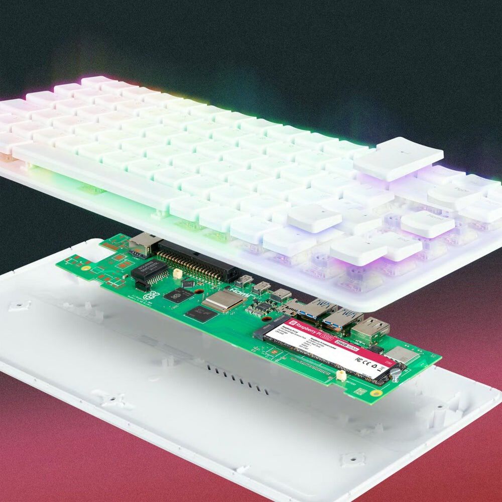 Raspberry Pi 500+ Pc 16gb Ram 256gb Ssd En Teclado Mec&aacute;nico image number 1.0