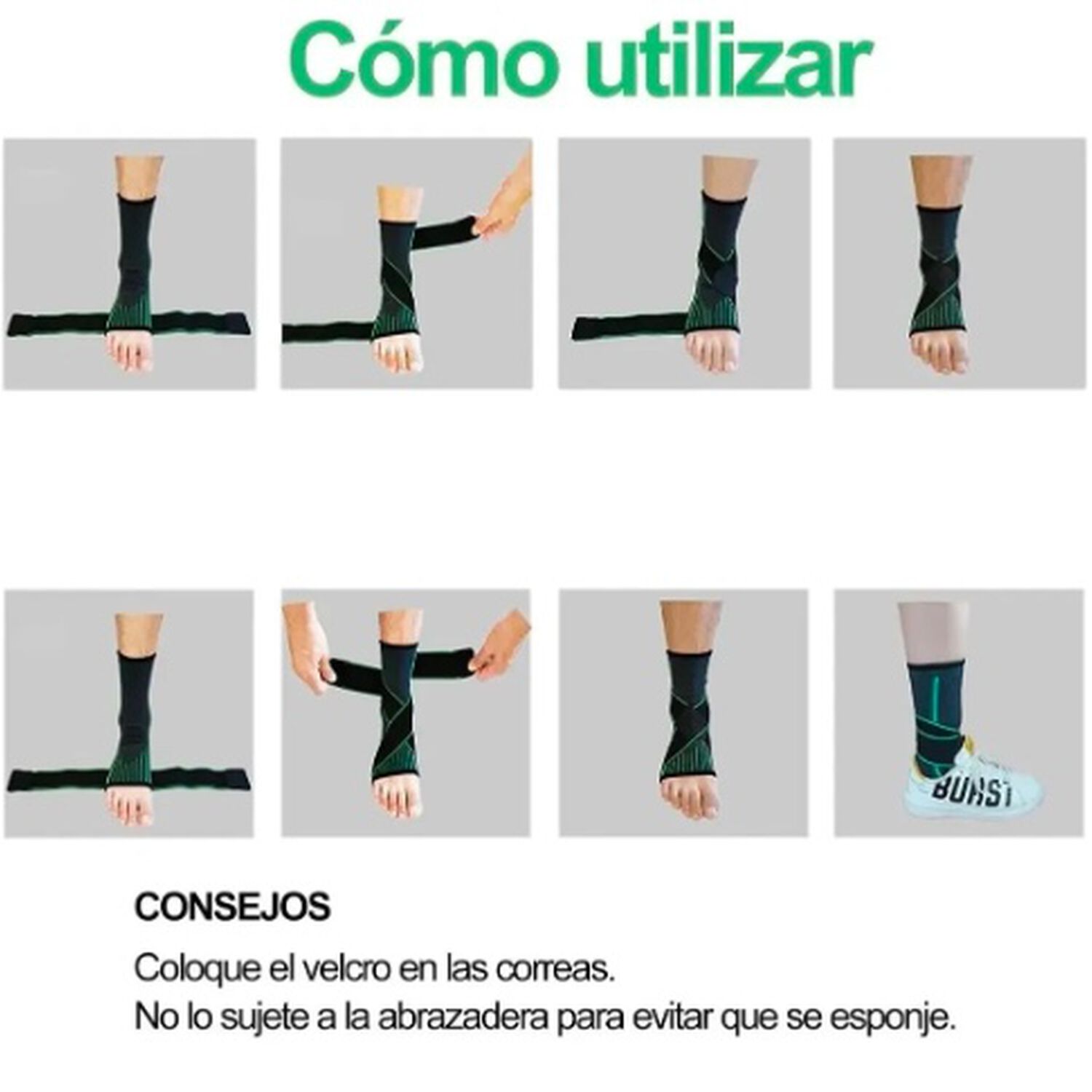 Tobillera Deportiva De Compresi&oacute;n Ajust. P/esguince image number 2.0