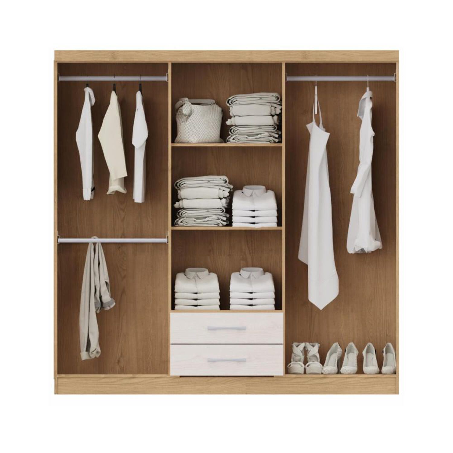 Cl&oacute;set Casa Ideal S446 / 6 Puertas / 2 Cajones image number 2.0