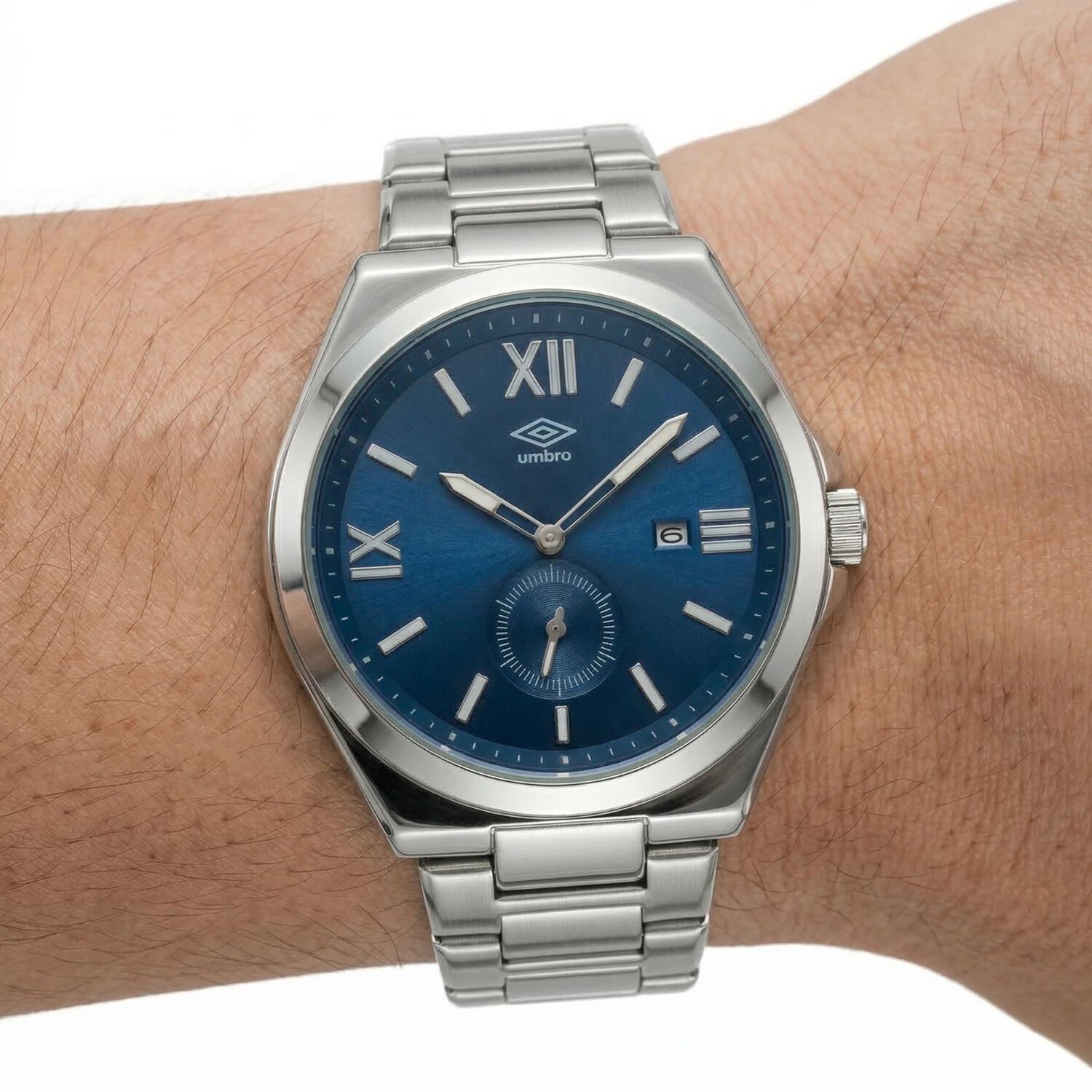Reloj An&aacute;logo Hombre Umbro Plus Plateado Umbp-1500-211 image number 4.0