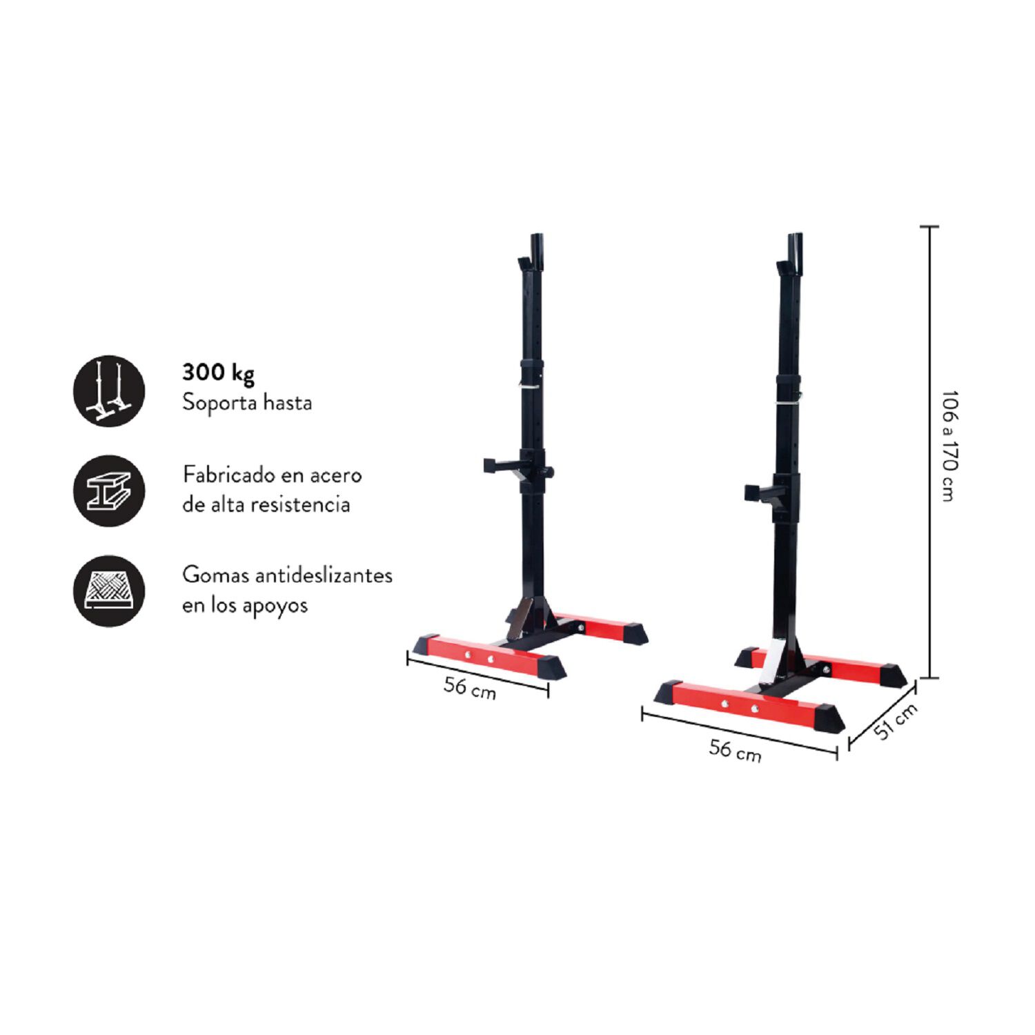Squat Rack Multifunci&oacute;n 60 Pro Sentadillas - Press image number 1.0