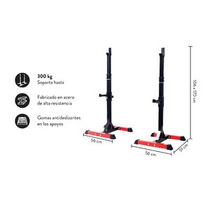 Squat Rack Multifunci&oacute;n 60 Pro Sentadillas - Press